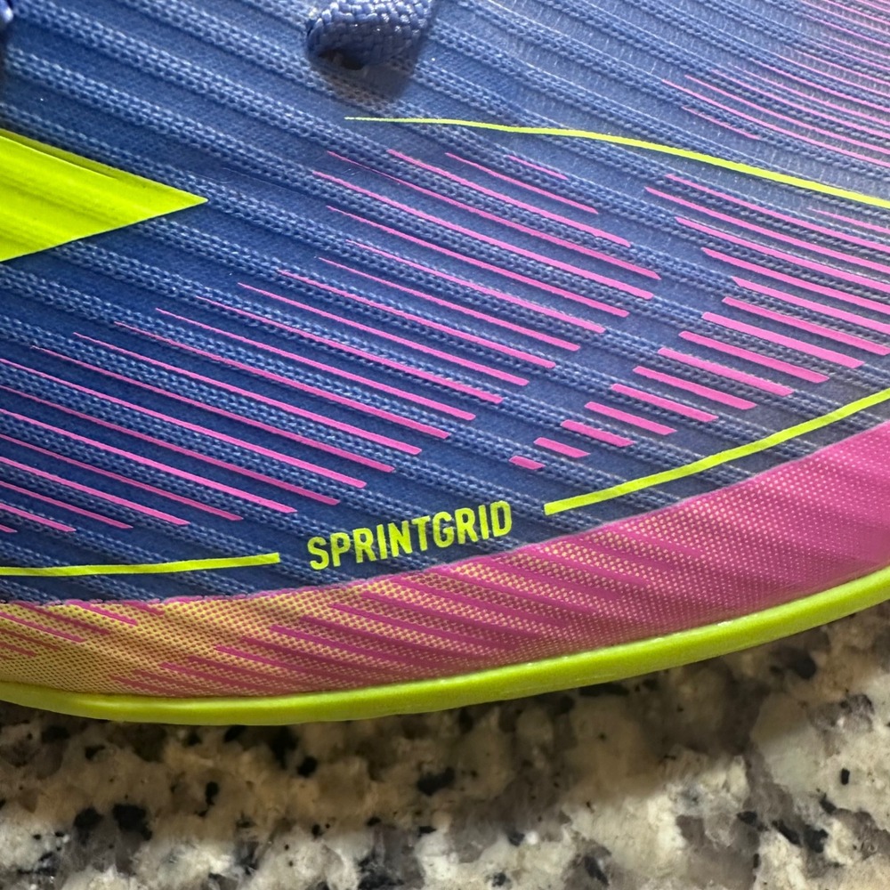 Adidas F50 League TF Soccer Cleats Shoes Mens Size 11.5 Blue Pink Neon Green - Picture 8 of 12